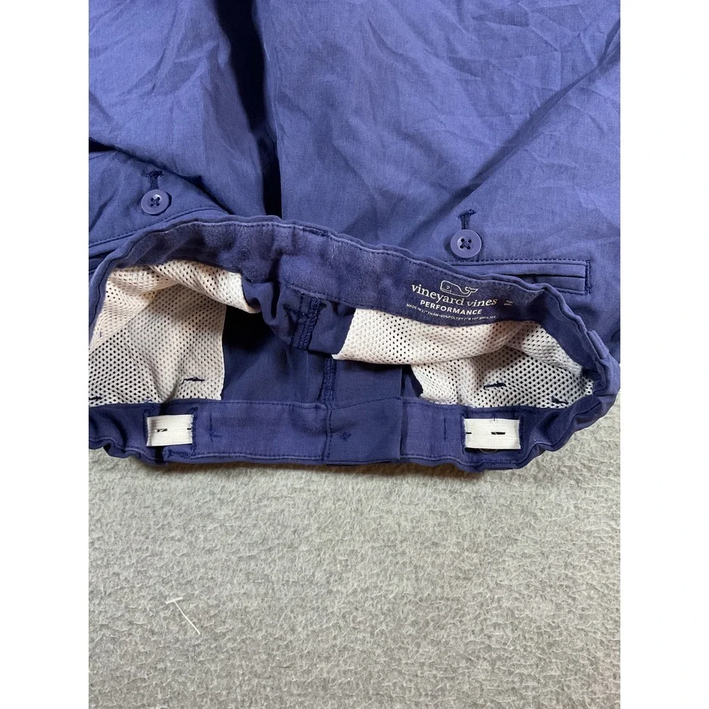 Vineyard Vines Performance Shorts Boys 14 Blue Adjustable Waist Chino 1488